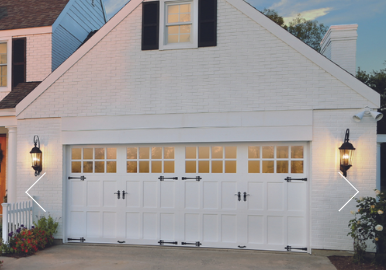 Elegant Clopay Reserve Semi-Custom garage doors crafted with premium materials and customizable carriage house designs.
