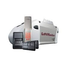 Liftmaster garage door opener with light.